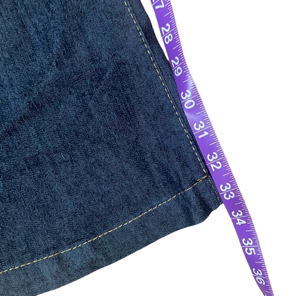Cache Wide Leg Bell Button Low Rise Denim Jean Size 2 - Picture 11 of 16
